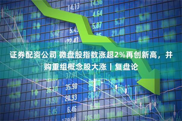 证券配资公司 微盘股指数涨超2%再创新高，并购重组概念股大涨丨复盘论